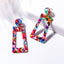 Geometric Acrylic Drop Earrings