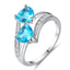 Tricolor Zircon Ring