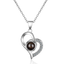 Silver Zircon Necklace