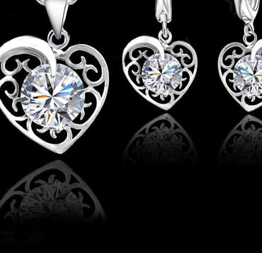 Heart Jewelry Set