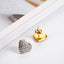 Heart Necklace Earrings Jewelry Set