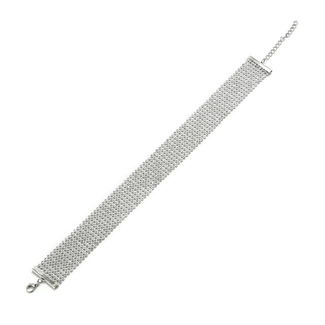 Rhinestone Choker Necklace