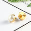 Stainless Steel Pearl Earrings
