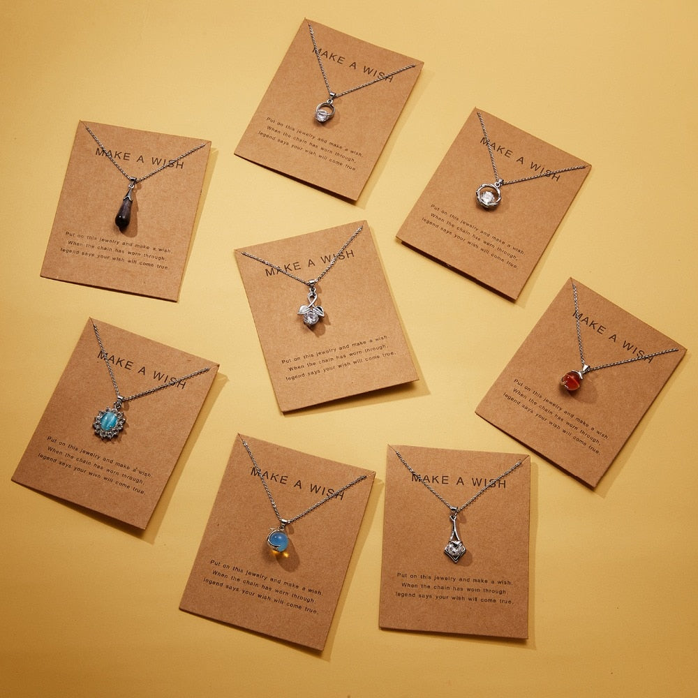 Water Drop Geometric Pendant