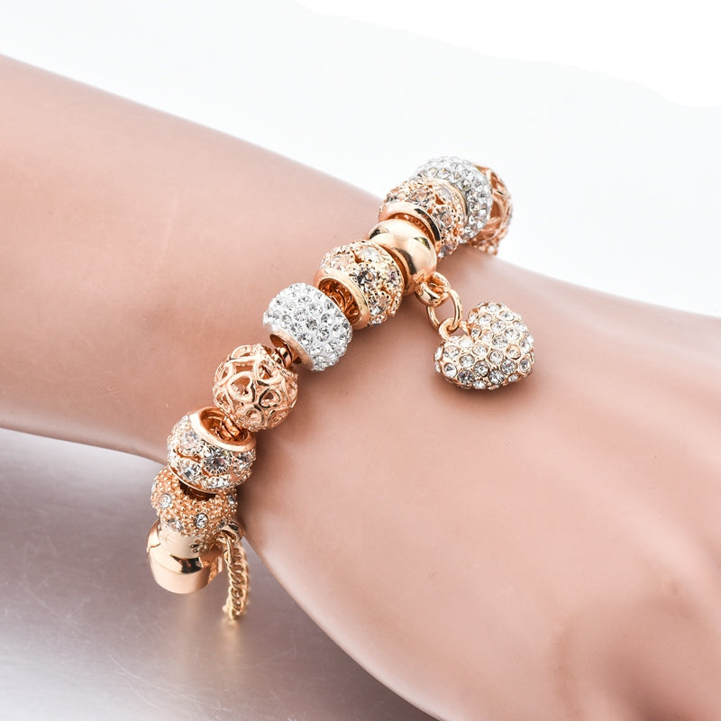 Crystal Heart Charm