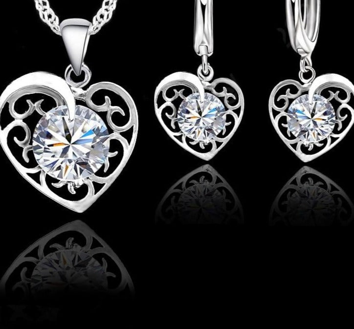 Heart Jewelry Set