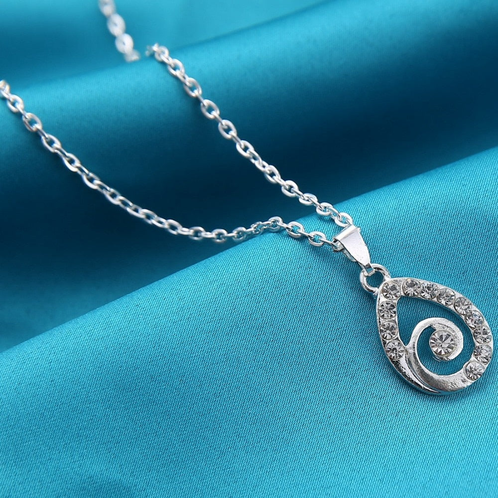 Crystal Silver Jewelry Sets