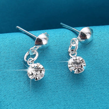 Crystal Silver Jewelry Sets