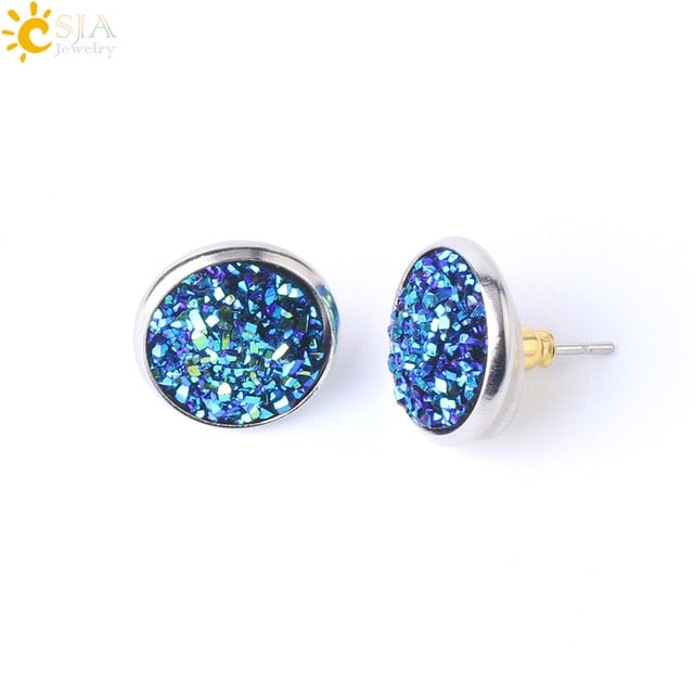 Push Back Stud Earrings