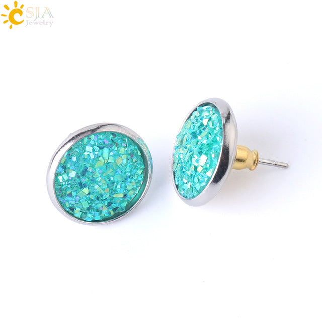 Push Back Stud Earrings
