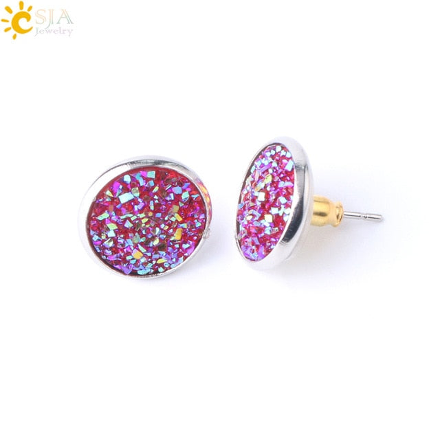 Push Back Stud Earrings
