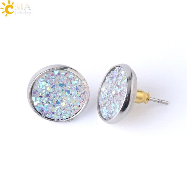 Push Back Stud Earrings