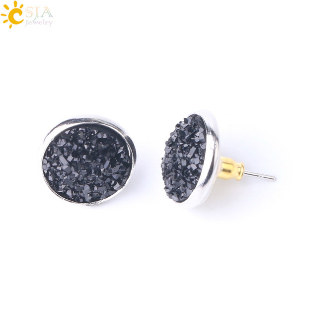 Push Back Stud Earrings