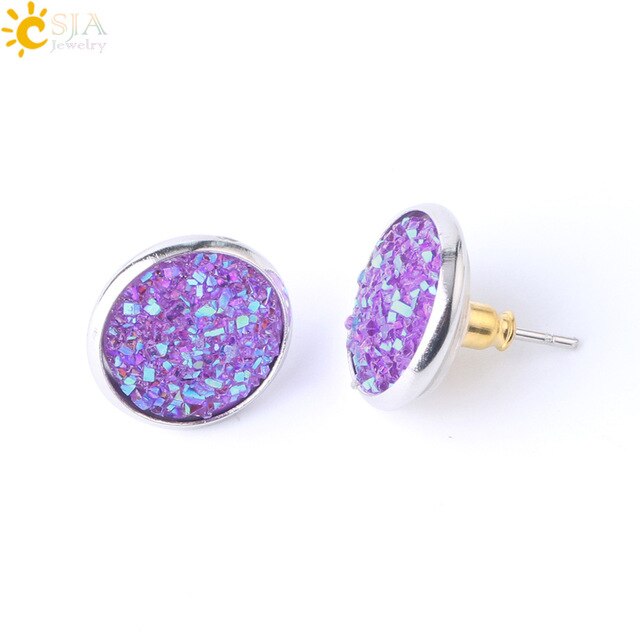 Push Back Stud Earrings
