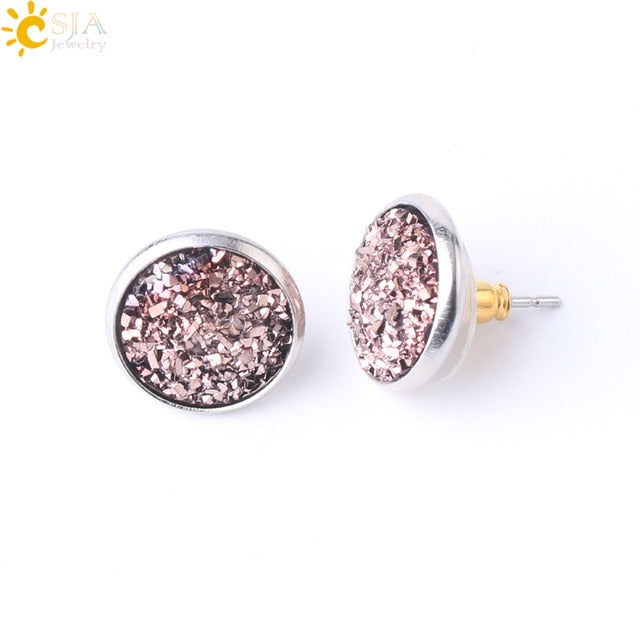 Push Back Stud Earrings