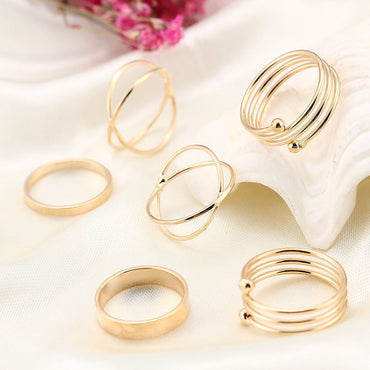 Women's Rings 6-piece Set