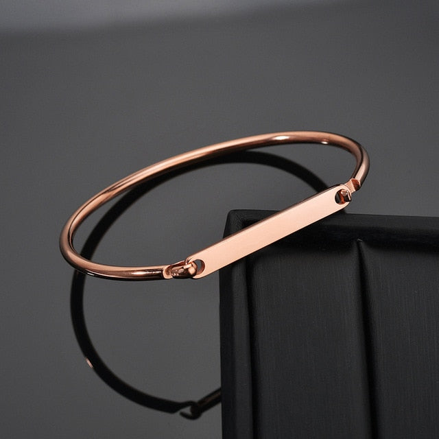 Personalized Gold Bracelets