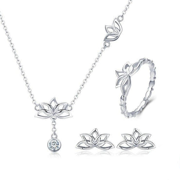 Lotus Flower Jewelry Sets
