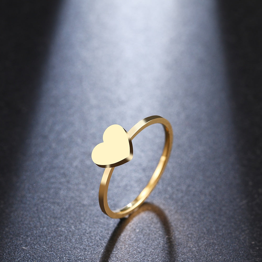 Peach Hearts Ring