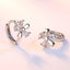 Silver Snow Earrings