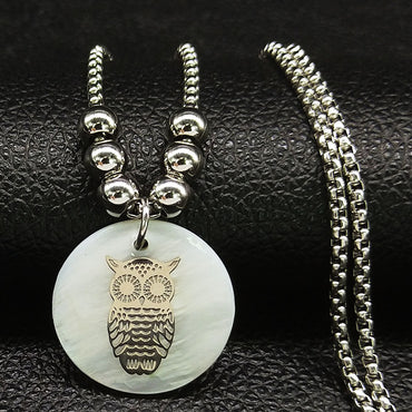Owl Shell Necklace