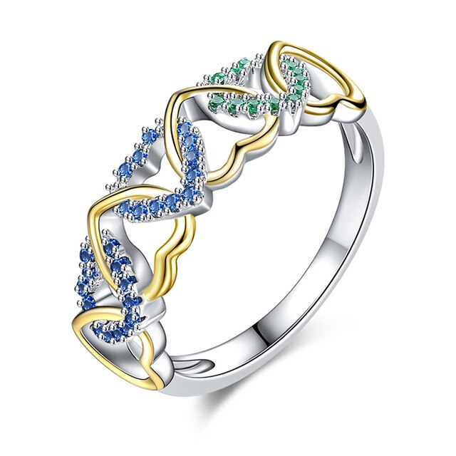 Zircon Valentine Day Ring