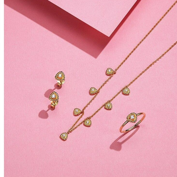 Gold Colored Jewelry Sets