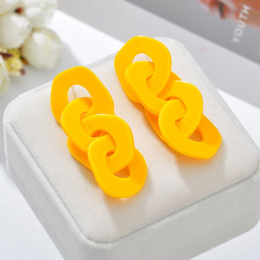 Acrylic Chain Earrings