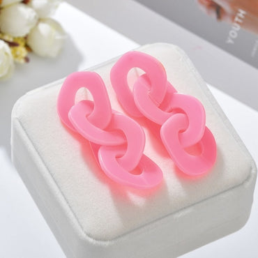Acrylic Chain Earrings