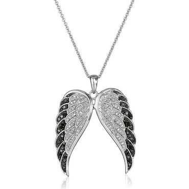 Crystal Angel Wings necklace