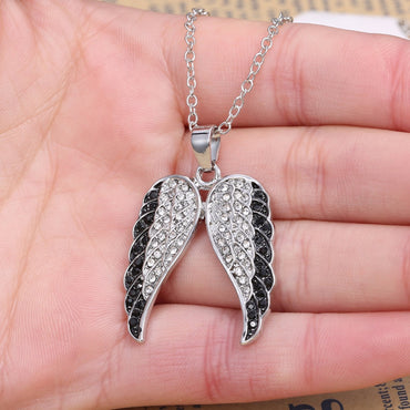 Crystal Angel Wings necklace