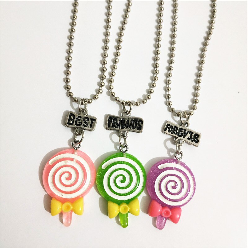 Doughnut Lollipop Necklace Set