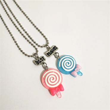 Doughnut Lollipop Necklace Set