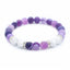 Pink and White Natural Stone Bracelets