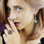 Olivine Crystal Jewellery Set