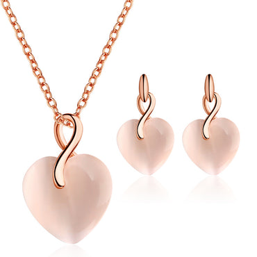 Rose Gold Indian Jewelry Set