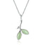Silver Tree Leaves Jewelry Sets