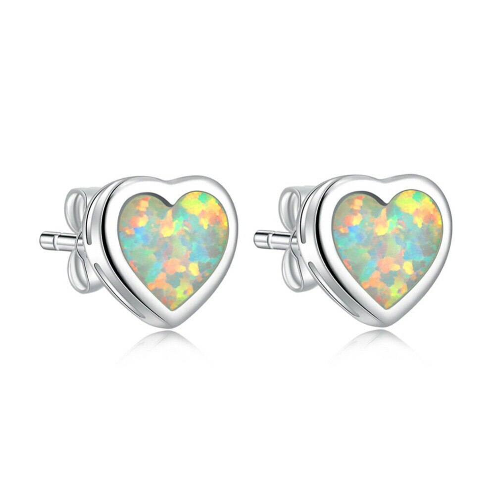 Fire Opal Stone Earrings