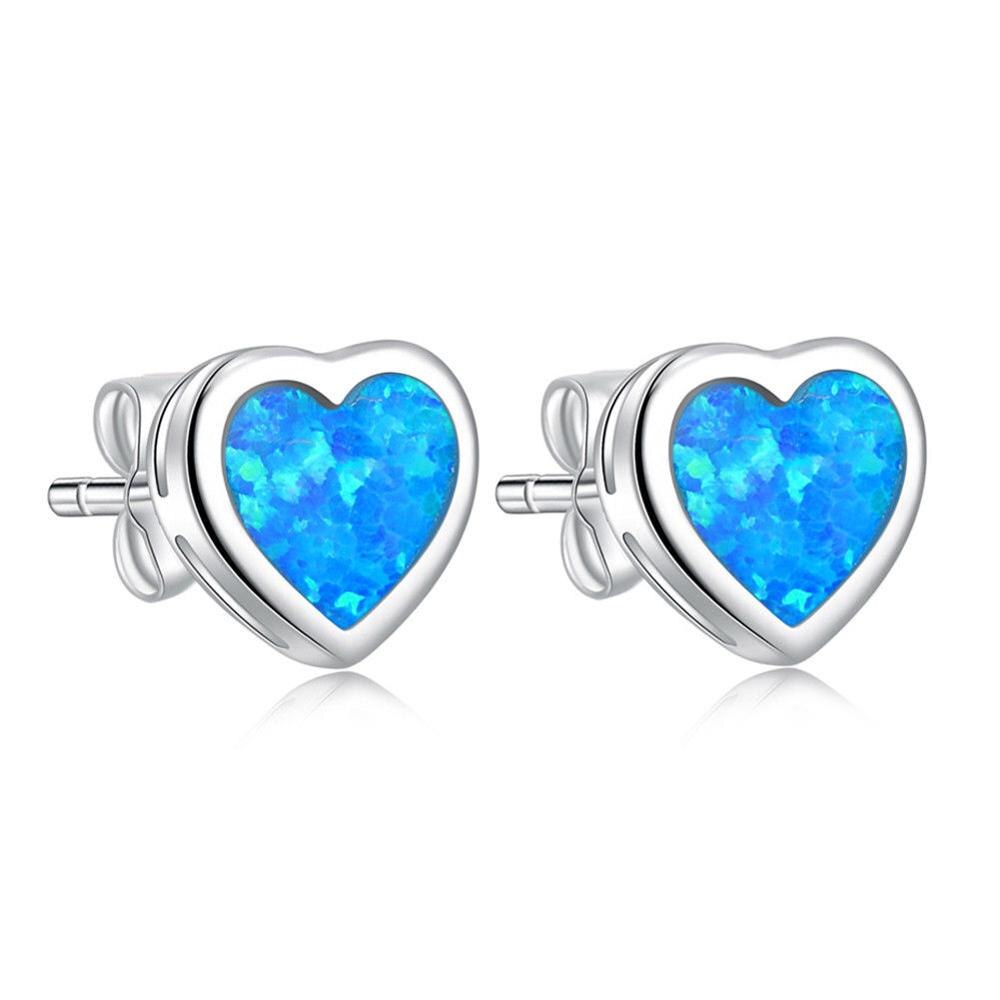 Fire Opal Stone Earrings