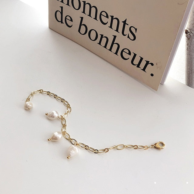 Gold Link Chain Bracelets