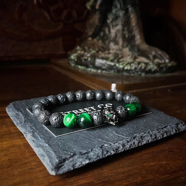 Green Tiger Stone Bracelet