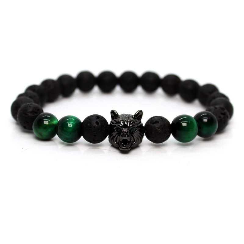 Green Tiger Stone Bracelet
