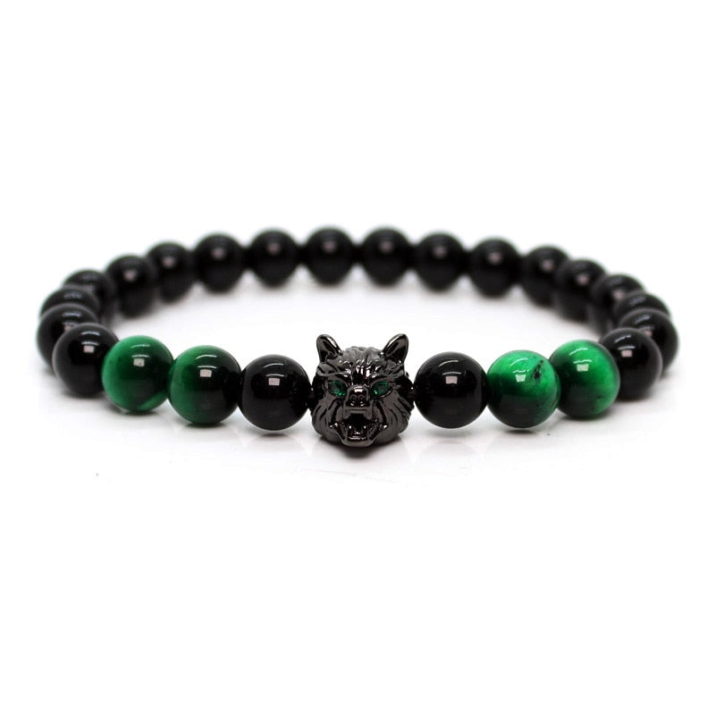 Green Tiger Stone Bracelet