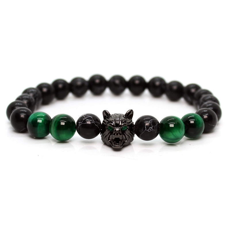 Green Tiger Stone Bracelet