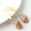 Natural Shell Drop Earrings Jewelry
