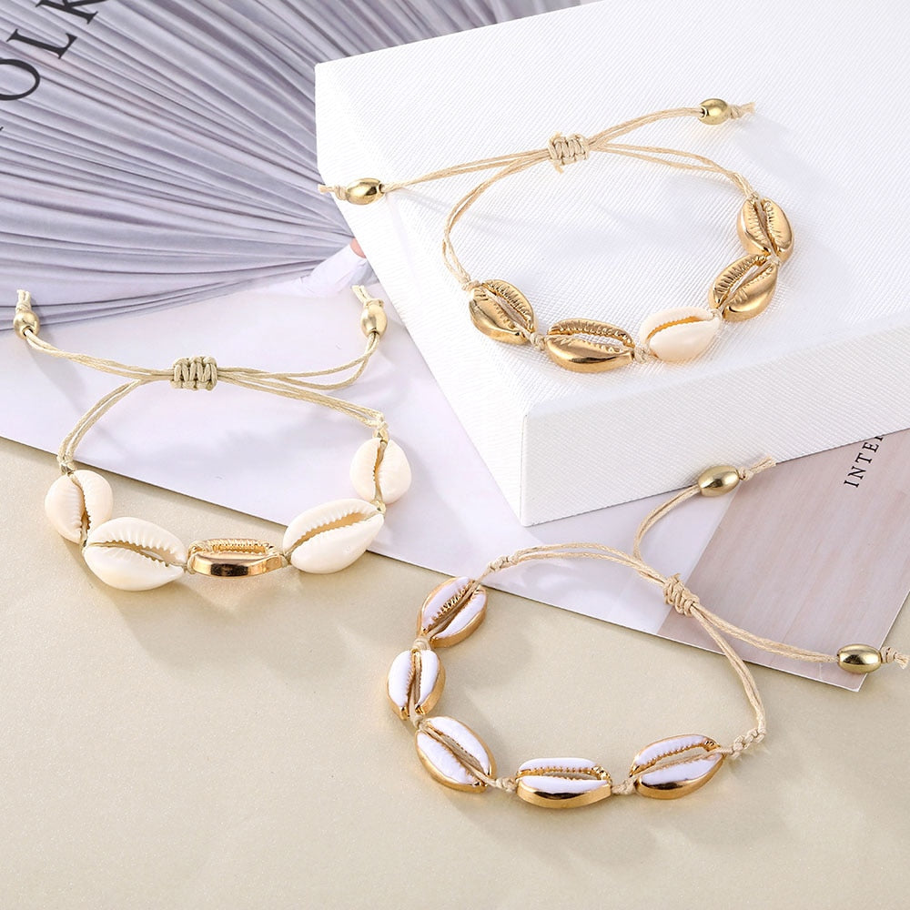 Vintage Shell Chain Bracelet