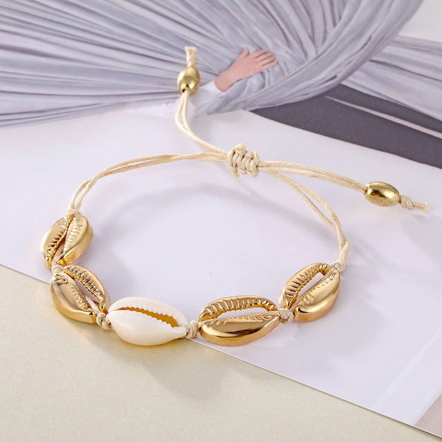 Vintage Shell Chain Bracelet
