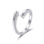 Rotating Zircon Engagement Rings