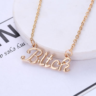 Short Letter Necklace