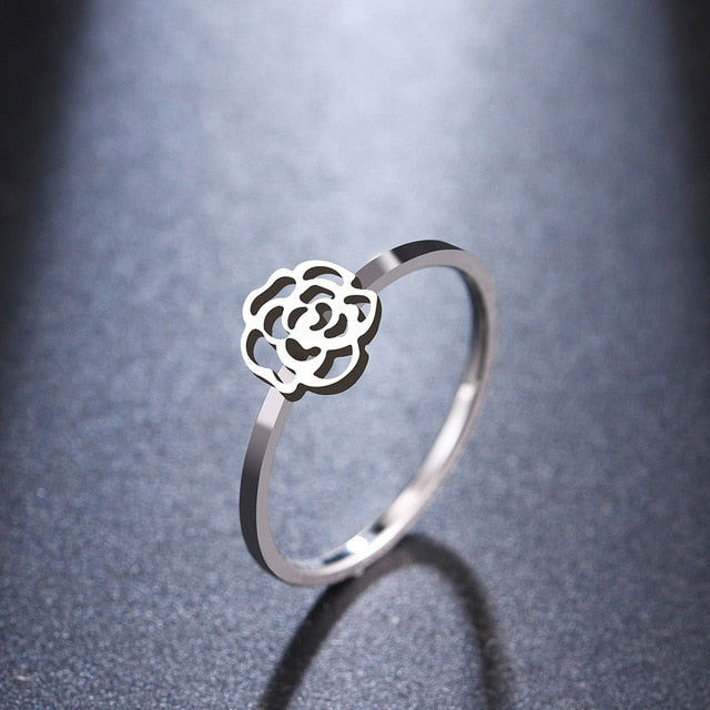 Rose Gold and Silver Ring